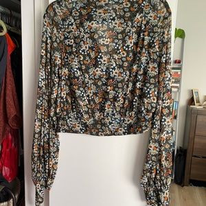 Free People sheer blouse